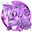 ダウンロード Purple Diamond Theme Love をインストールする 最新 APK ダウンローダ