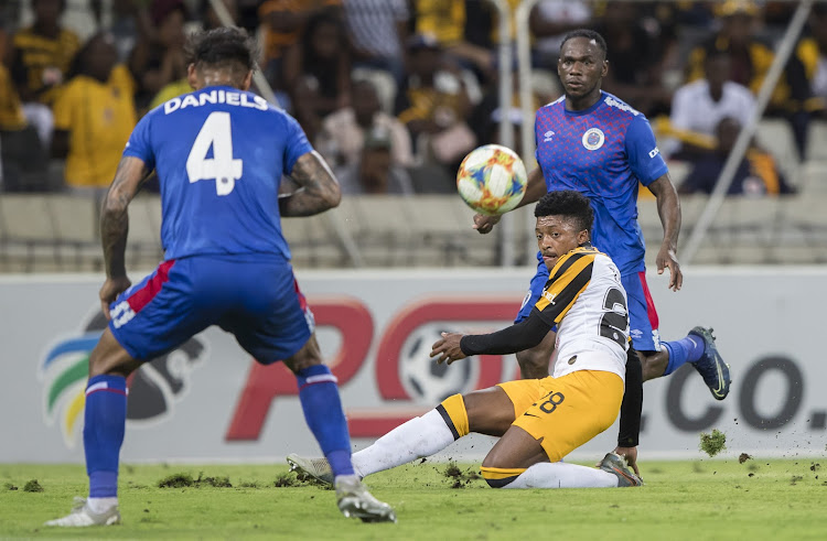 Dumsani Zuma of Kaizer Chiefs during the Absa Premiership match between SuperSport United and Kaizer Chiefs at Mbombela Stadium on January 04, 2020 in Nelspruit, South Africa.