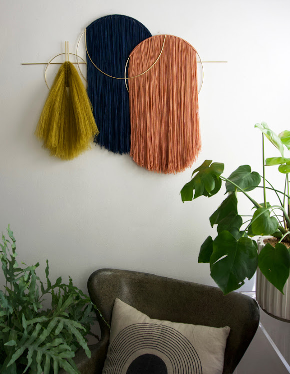 Waveforms Oversized Wall Hanging