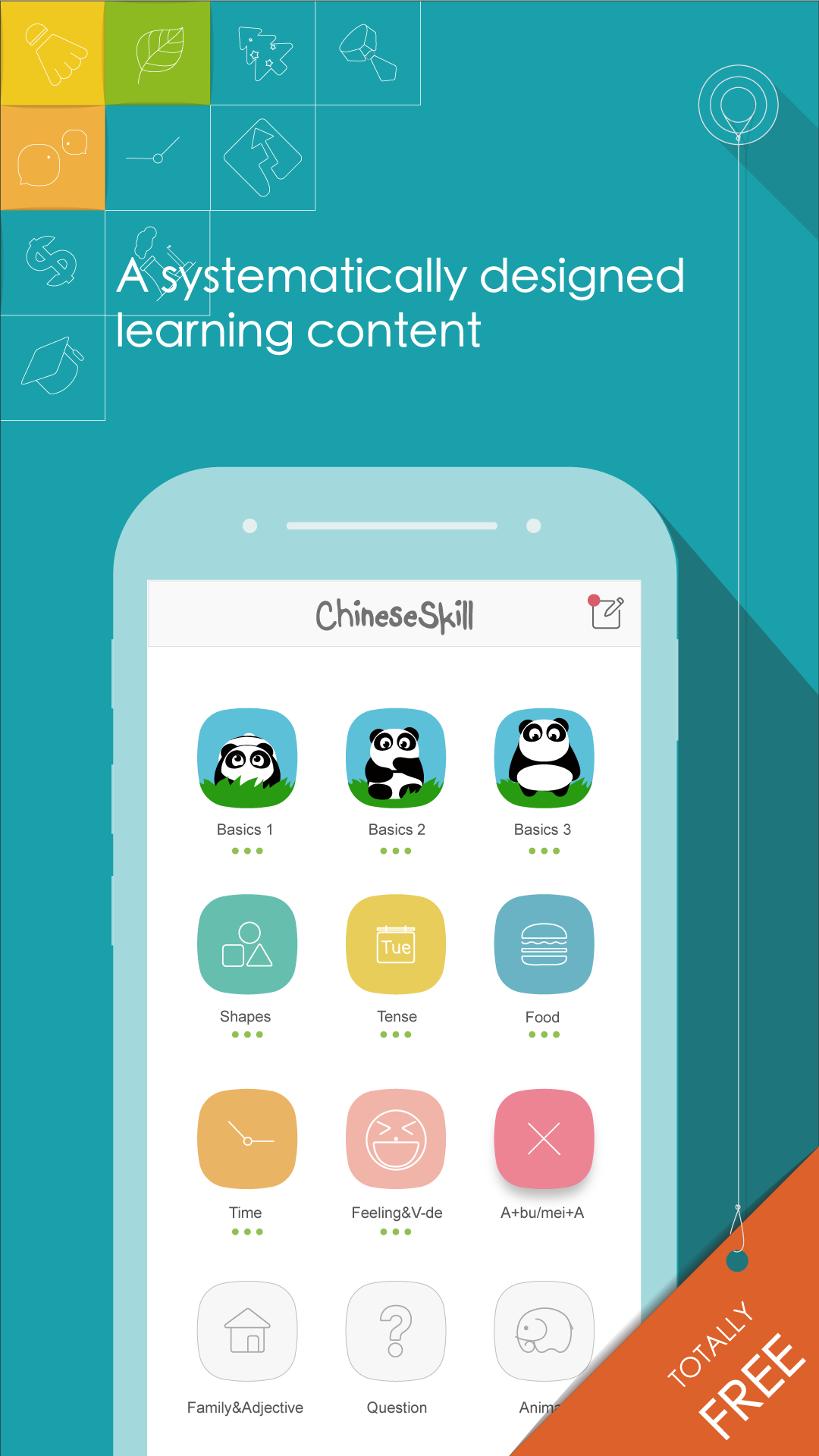 Android application Learn Chinese - ChineseSkill screenshort