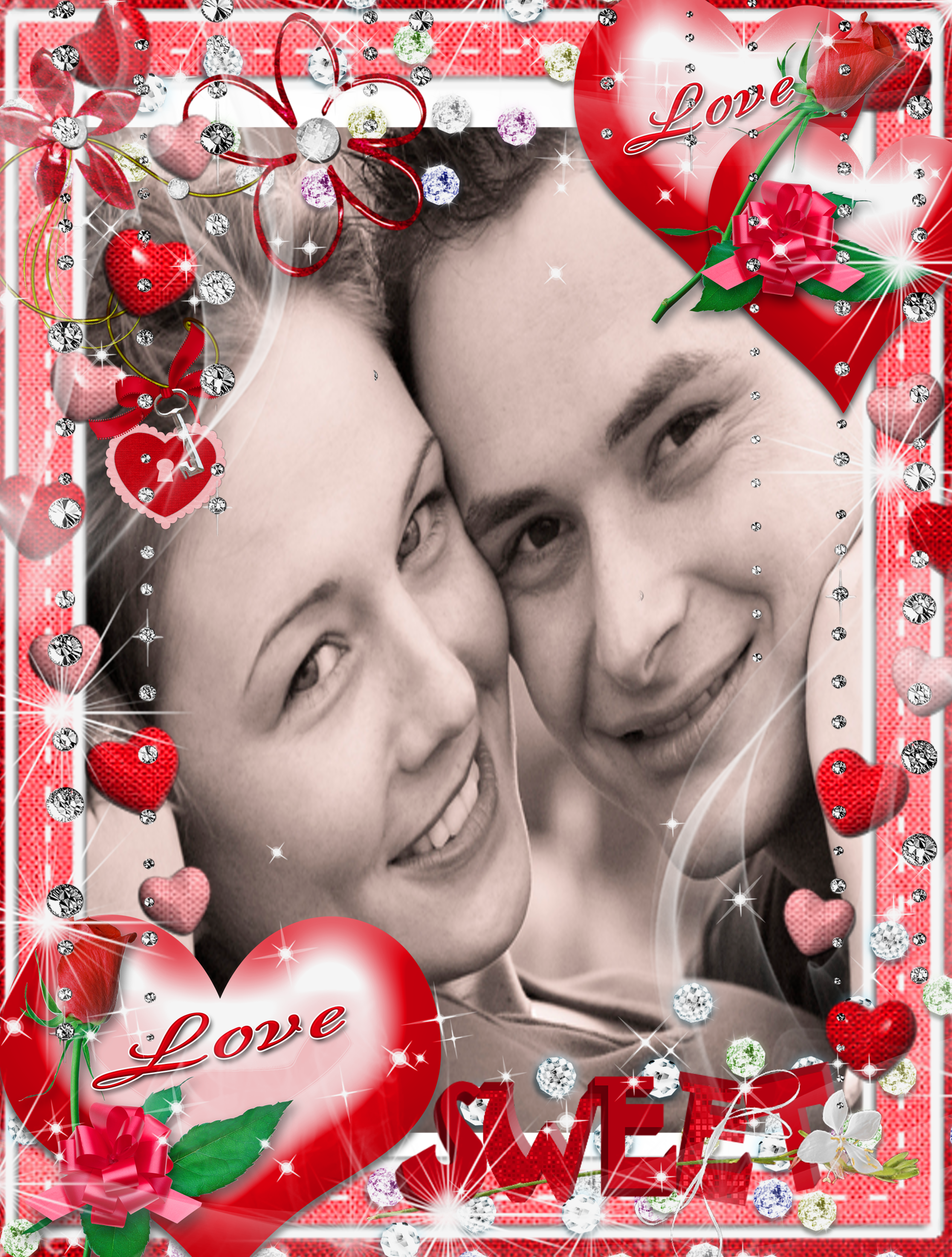 Android application Valentines Day Photo Frames screenshort