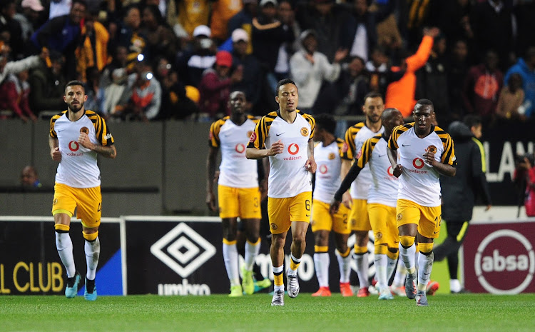 Kaizer Chiefs new recruit Kearyn Baccus celebrates after scoring the winning goal against Cape Town City.