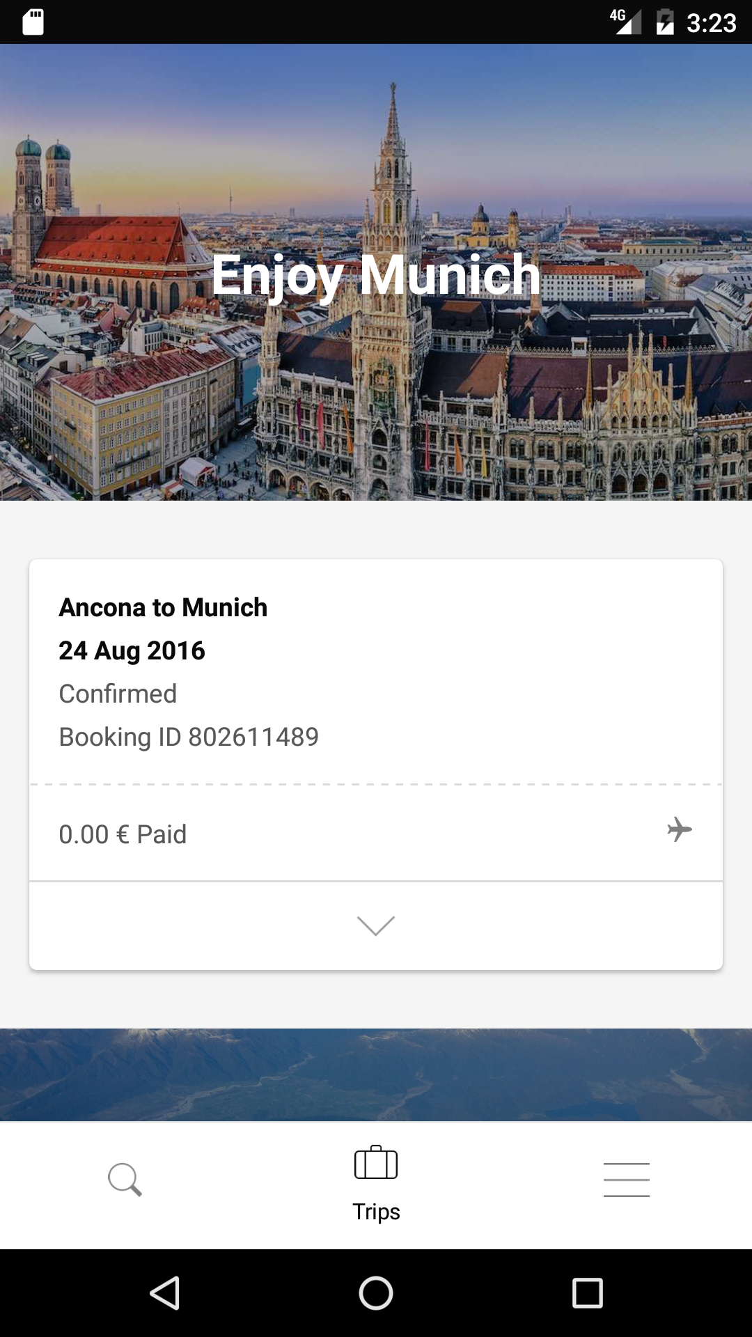 Android application lastminute.com - Holidays, Flight & Hotel Deals screenshort