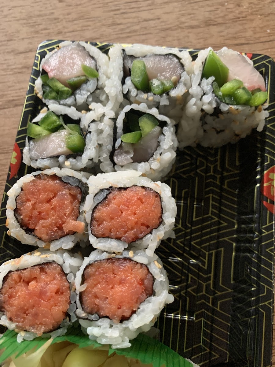 Gluten-Free Sushi at Pink Sumo Sushi & Sake Café