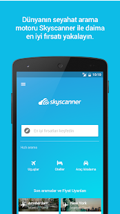 Skyscanner - Ucuz Uçak Bileti, Otel, Araç Kiralama Screenshot