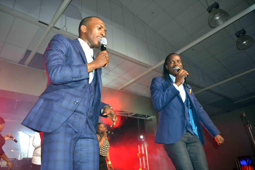 AUGUST 16, 2015 Award-winning gospel sensations Dumi MKokstad and Bethusile Mcinga were among the crowd favourites at the All In One music extravaganza in Mthatha on Saturday. Picture: LOYISO MPALANTSHANE