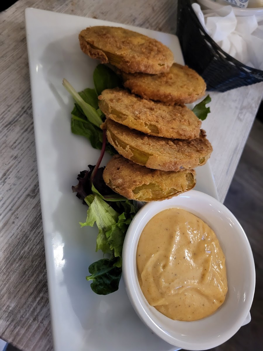 GF fried green tomatoes