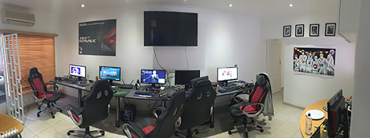 The playing area of the new Dota 2 gaming house in Johannesburg.