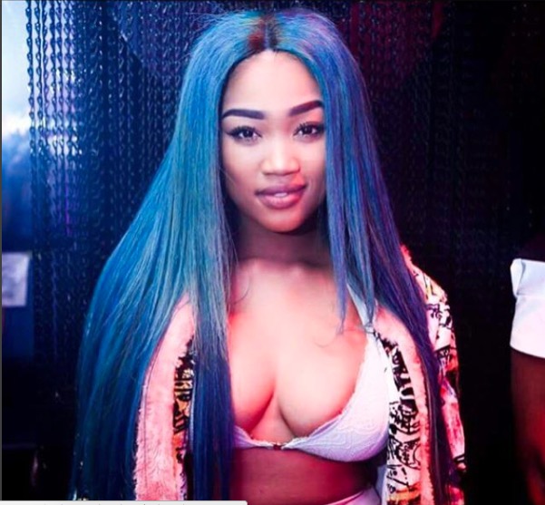 Nicole Nyaba serves sauce in latest photoshoot.