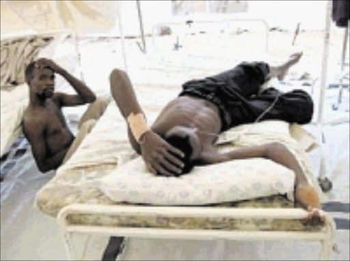 LIVES LOST: Zimbabwe reportedly has the health system of a country at war and a raging cholera epidemic has claimed almost 4 000 lives. Cicra 2009. Pic. Unknown.