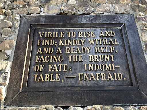 VIRILE TO RISK AND FIND; KINDLY WITHAL AND A READY HELP. FACING THE BRUNT OF FATE; INDOMI- TABLE, -- UNAFRAID.