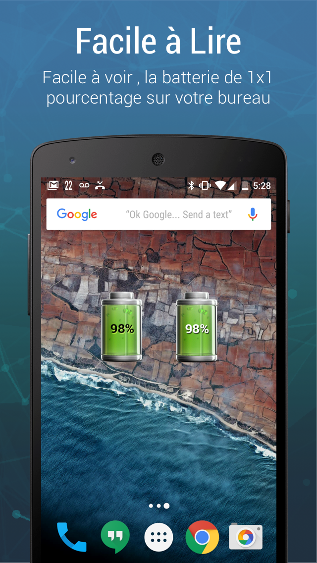 Android application Battery Widget & Signal Finder screenshort