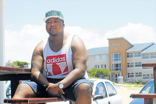 HITTING RIGHT CHORDS: East London rapper Jus Bangz’s dreams of making it as a successful hip-hop artist have begun coming true as he has just been signed by Universal Music South Africa Picture: SIBONGILE NGALWA