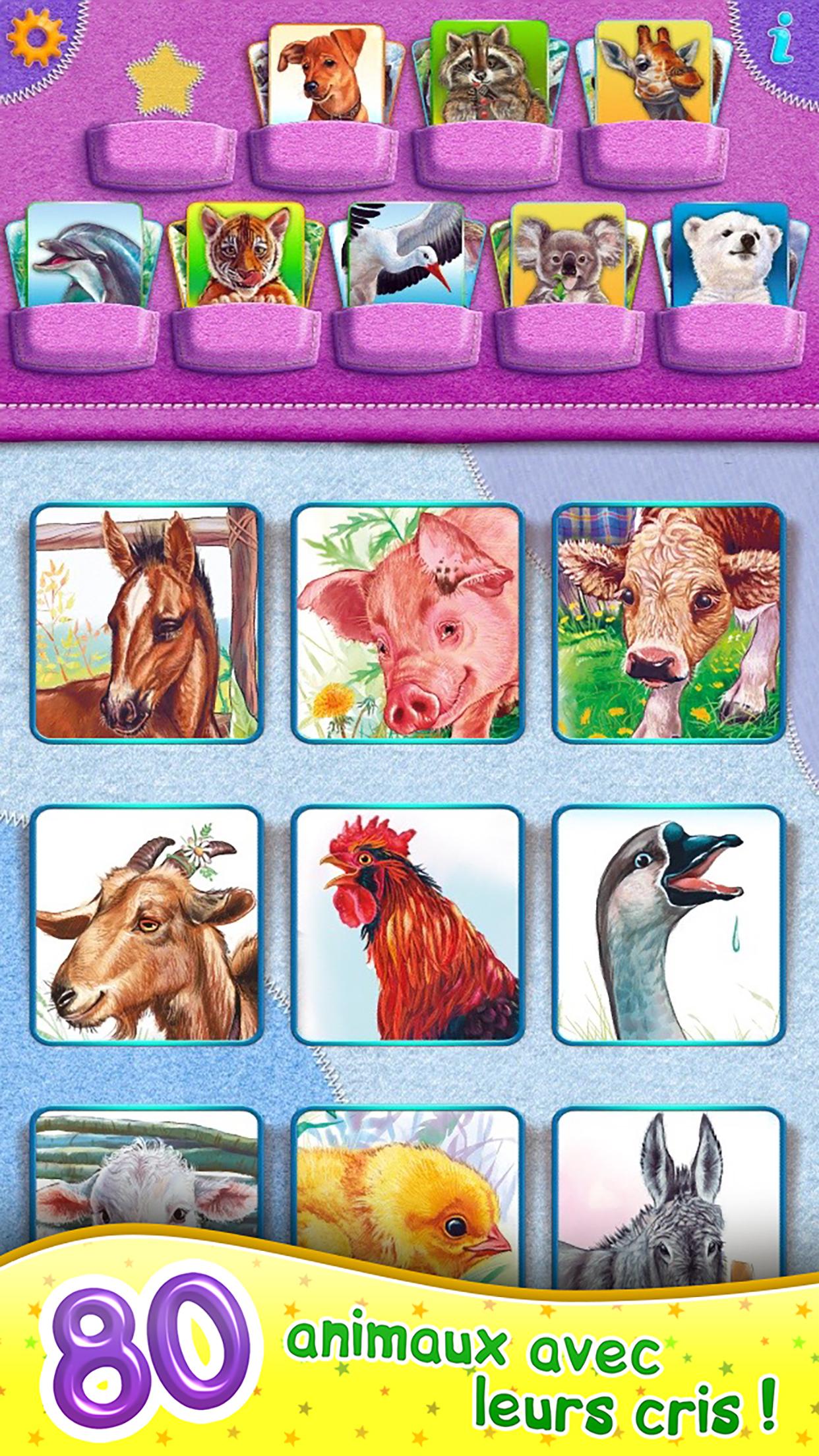 Android application Animal Kingdom for kids! FULL screenshort