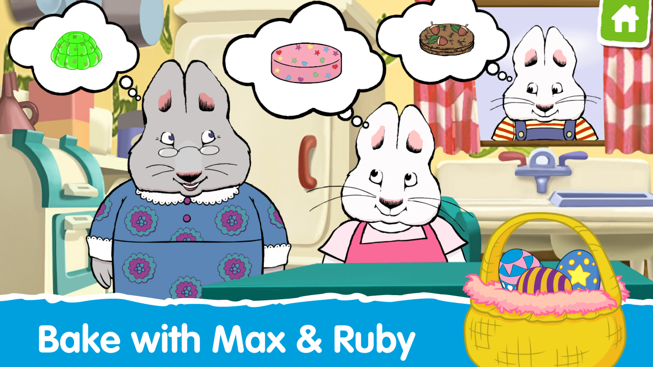 Android application Max &amp; Ruby Bunny Bake Off screenshort