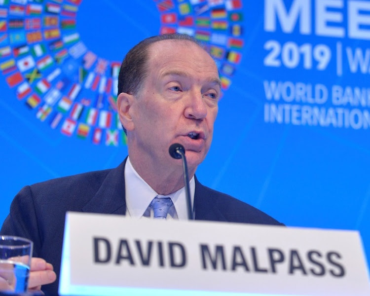 David Malpass. Picture: REUTERS