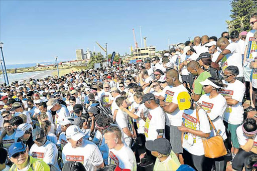 FAMILY FUN: More than 3 000 walkers and runners took to the East London Esplanade last year to participate in the Daily Dispatch Windmill Fun Run Picture: STEPHANIE LLOYD