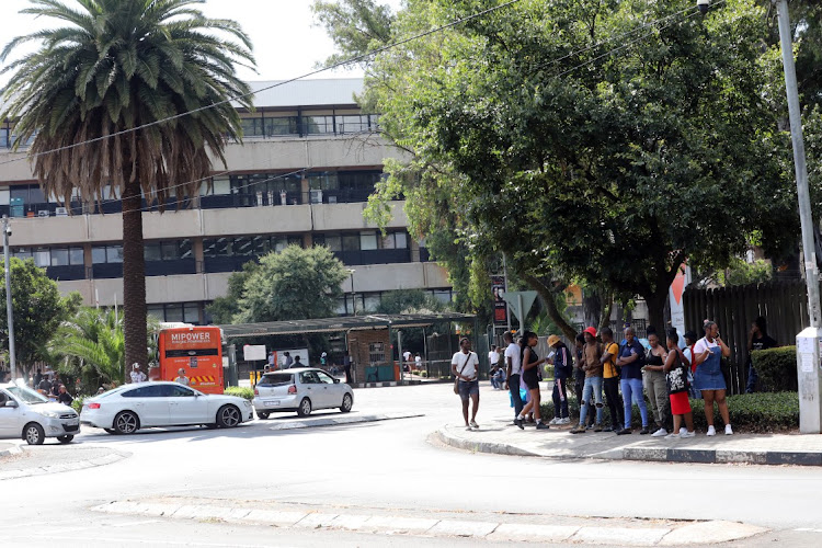 University of Johannesburg students on campus. File image.