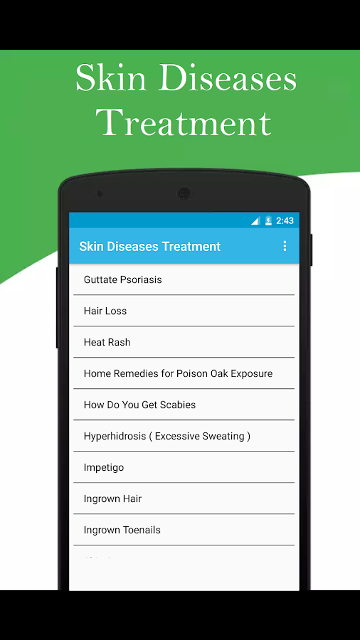 Skin Diseases and Treatment — приложение на Android