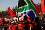 SACP members marched to the State Capture Commission of Inquiry in Parktown‚ Johannesburg.