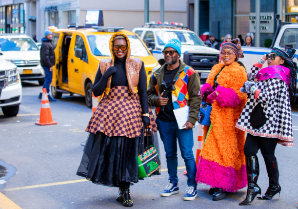Some of the models who will showcase pieces by Onwaba Mleve from the Eastern Cape at New York Fashion Week.
