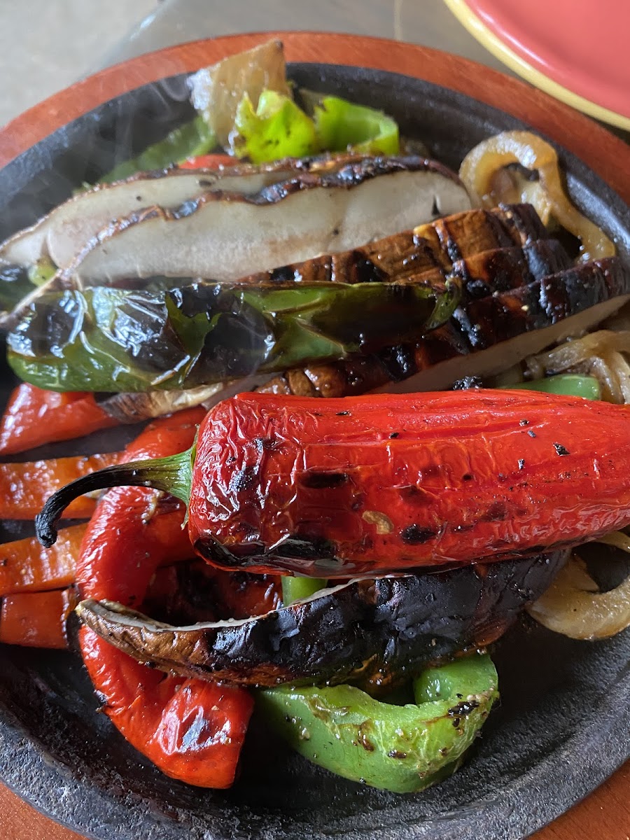 Veggie fajitas