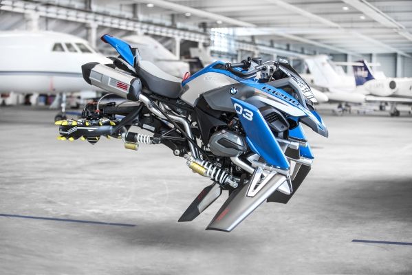 BMW Junior Company's Hover Ride Design Concept is the result of a creative collaboration between BMW Motorrad and Lego Technic.