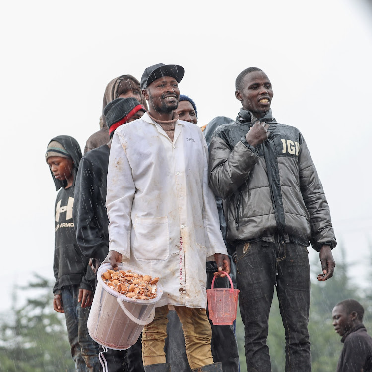 Residents of Kuresoi North Constituency, Nakuru on January 13, 2024 during President William Ruto visit