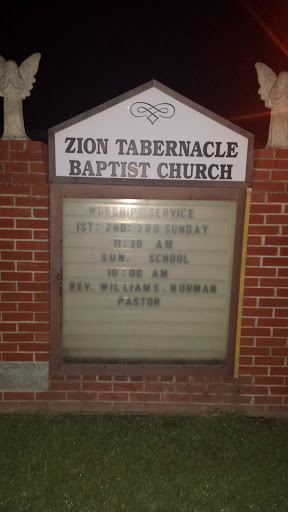 Zion Tabernacle  Baptist Church 