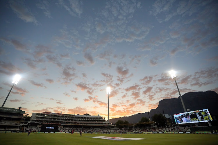 GV during the Mzansi Super League match between Cape Town Blitz and Durban Heat at Newlands Cricket Stadium on November 28, 2019 in Cape Town, South Africa.