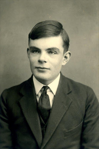 A handout picture released by Sherborne School shows British mathematician Alan Turing at the school in Dorset, southwest England.