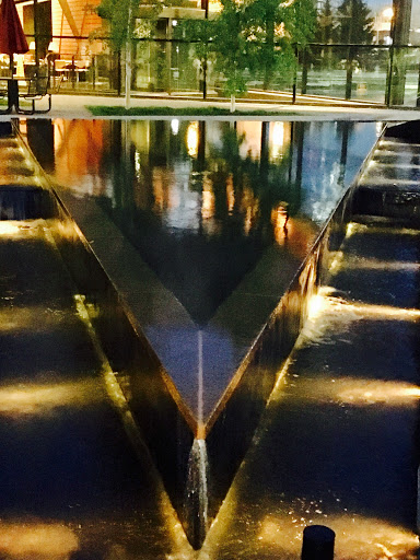 Golden Wedge Fountain at University of Minnesota