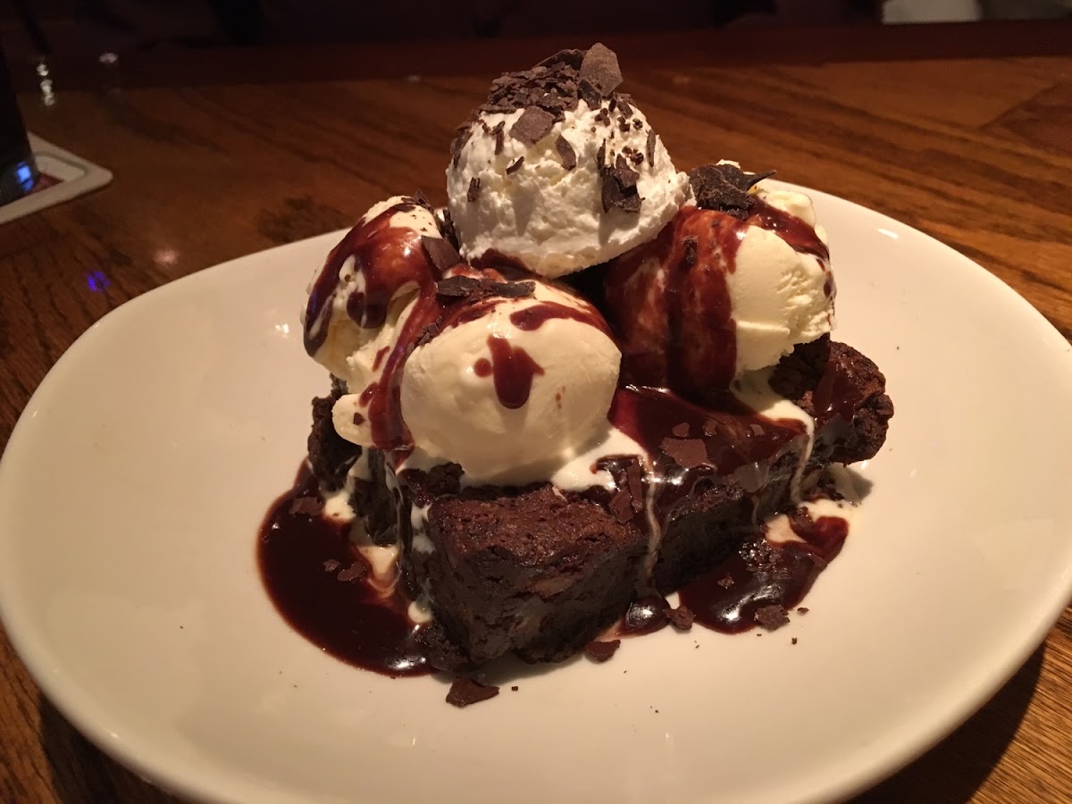 That is that wonderful Chocolate Molten Lava Brownie.