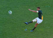 Curwin Bosch of South Africa scores a penalty during the World Rugby U20 Championship Semi Final match between England and South Africa at Mikheil Meskhi Stadium on June 13, 2017 in Tbilisi, Georgia.