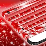 Red Chrome Keyboard Apk