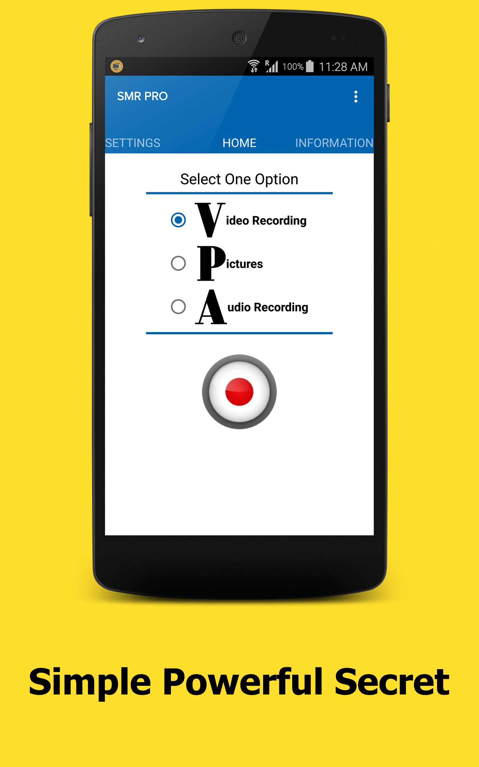 Android application Secret Video Recorder - PRO screenshort
