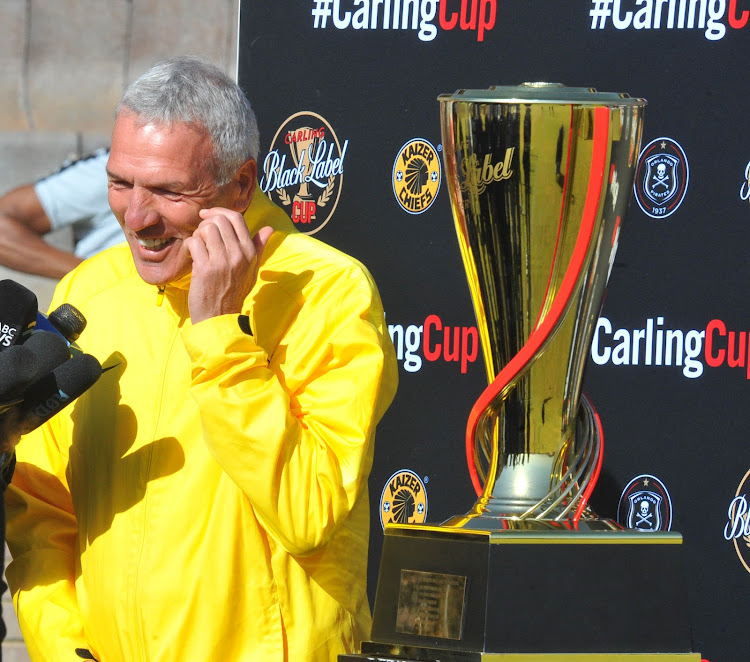 Kaizer Chiefs German coach Ernst Middendorp is under massive pressure to deliver silverware.