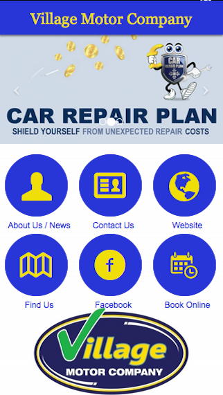 Android application Village Motor Company screenshort
