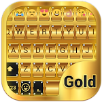 Gold Emoji Keyboard Theme Apk