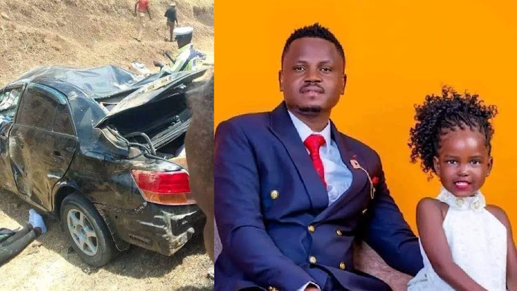 May Kevin Oselu alias Baba Mona and his daughter Mona involved in an accident at Londiani on Friday