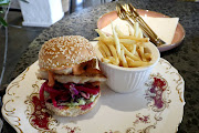 The blackened fish slider from Peeping Tom. 