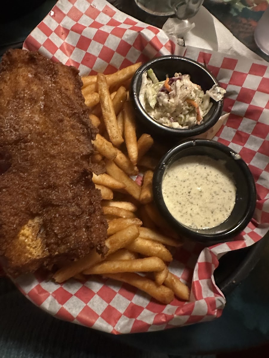 Fish and chips. Best fries I've had in a very long time!