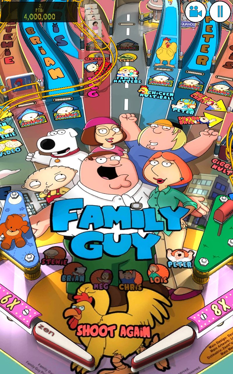 Android application Family Guy Pinball screenshort