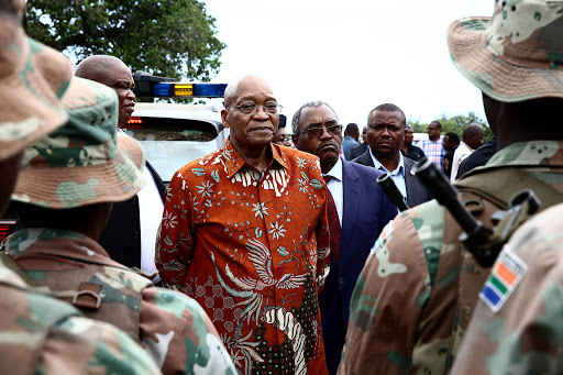 President Jacob Zuma visited eManguzi in the far north of KwaZulu-Natal.