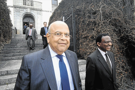 ACCUSED: The name of former SARS commissioner Pravin Gordhan has come up in a letter by an investigator