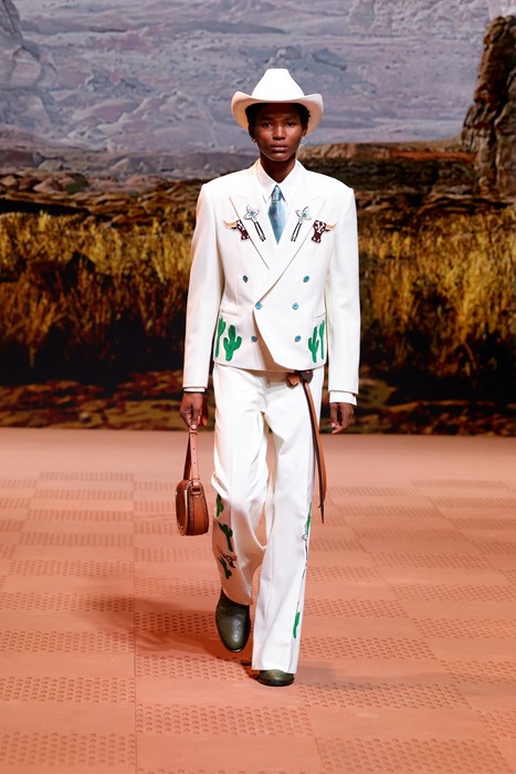 From Pharrell Williams' Louis Vuitton Western inspired collection