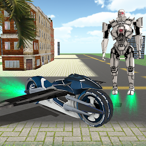 Download Flying Robot Bike Transform For PC Windows and Mac