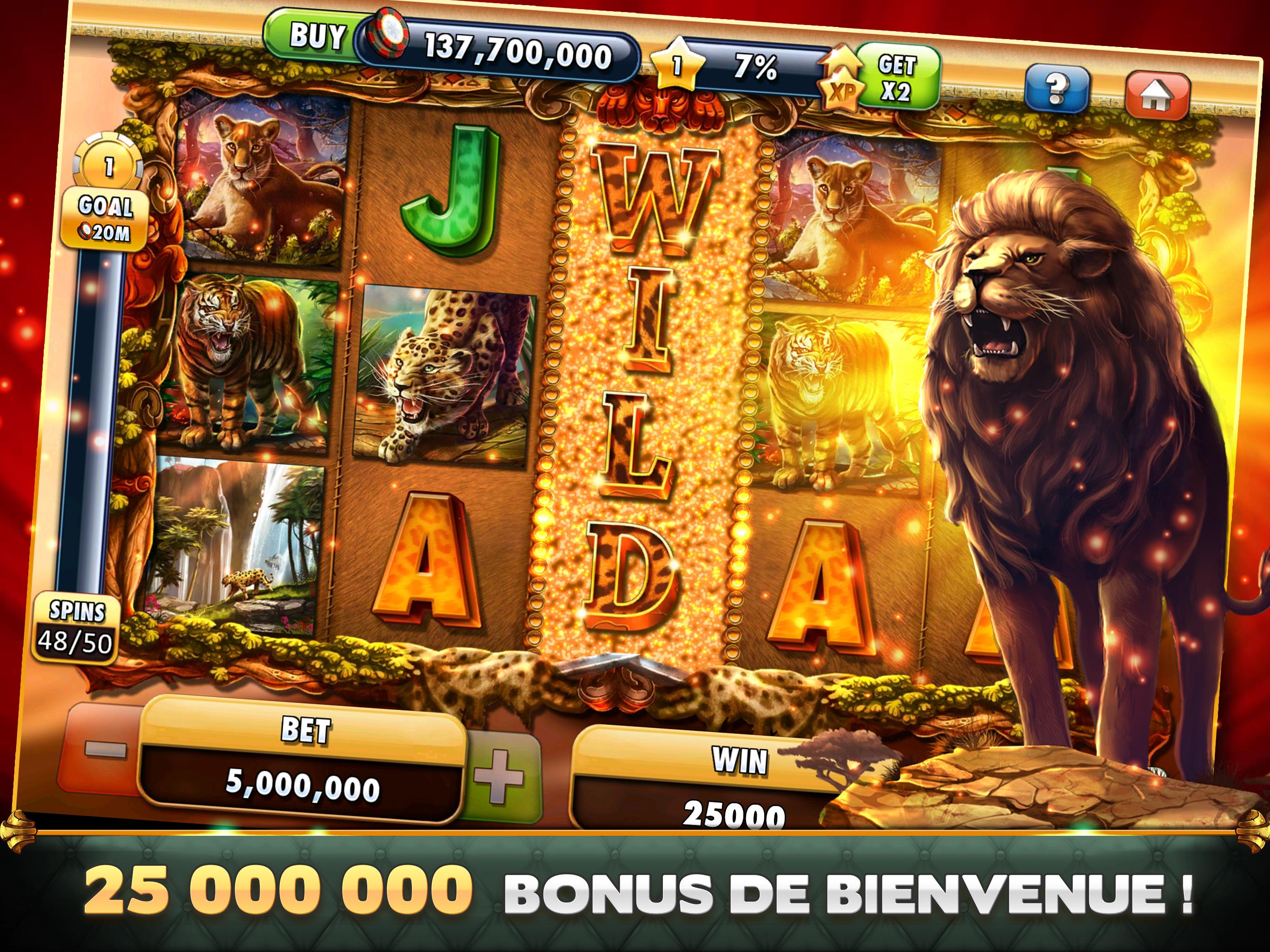 Android application Cats Slot Machines screenshort