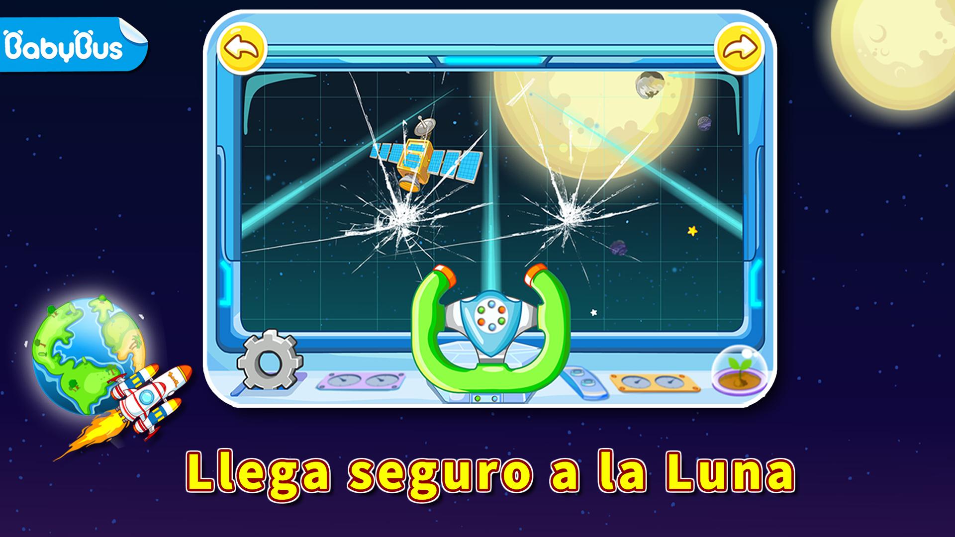 Android application Moon Explorer: Panda Astronaut screenshort