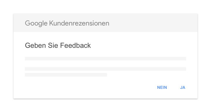 Google Kundenrezensionen